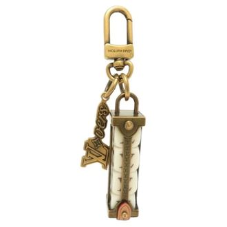 Louis Vuitton Pre-owned Accessories, unisex, Yellow, Size: ONE SIZE Pre-owned Canvas Key-holder