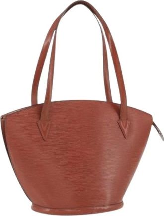 Louis Vuitton Pre-owned Handbags, female, Brown, Size: ONE SIZE Pre-owned Leather Handbag