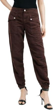 AllSaints Val Cargo Joggers in Dark Wine Red at Nordstrom Rack, Size 0 Us / 4 Uk