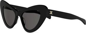 Celine Celine - Triomphe Mini HD Zonnebril - unisex - Accessoires - Zwart - Maat: 52 MM
