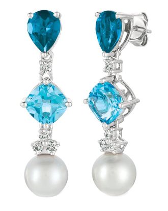 Le Vian 14K 3.91 Ct. Tw. Blue Topaz Earrings