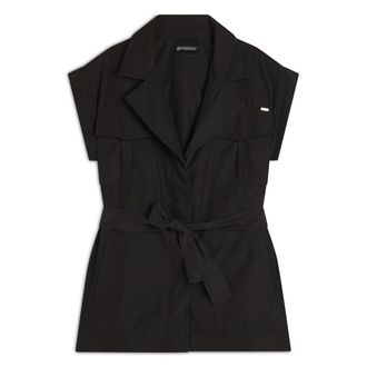Freddy Trench donna senza maniche con cintura in vita