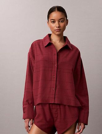 Calvin Klein Camiseta De Pijama Icon Flannel