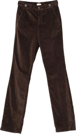 Liu Jo corduroy straight-leg trousers - Brown