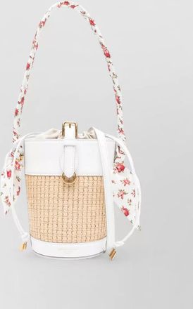 Dolce & Gabbana capri raffia bucket bag