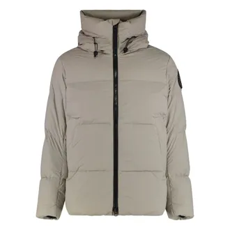 Canada Goose Down Jackets, male, Beige, Size: 2XL Crofton Puffer
