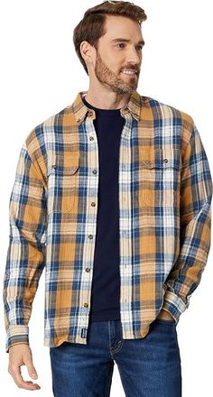 L.L.Bean LLBean Mens Barley Plaid Flannel Shirt