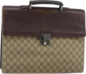 Gucci Pre-owned Vintage Handtas - Dames - Vintage Handtas - Beige - ONE Size - Vintage
