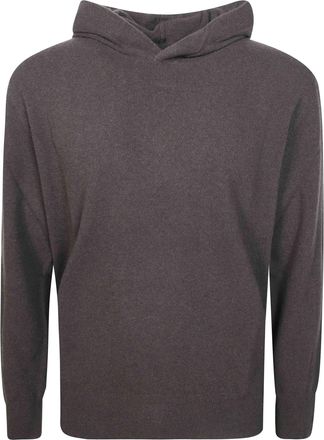 Altea Fine-Knit Relaxed Fit Hooded Sweater