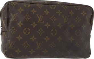 Louis Vuitton Pre-owned Clutches, female, Brown, Size: ONE SIZE Pre-owned Vintage Canvas Clutch