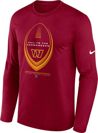 Nike Washington Commanders Legend Icon Nike Mens Dri-FIT NFL Long-Sleeve T-Shirt in Red | NKHT67P9E-NDB