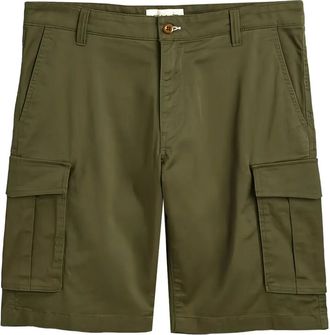 GANT belt-loops cargo shorts - men - Cotton/Elastane/Cotton - 33 - Green