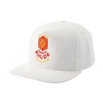 Rhude Unisex Baseball Cap Beige Cotton