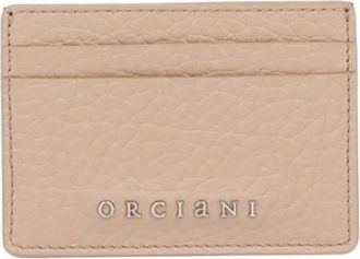 Orciani Rfid Leren Kaarthouder Portemonnee - Dames - Portefeuilles - Bruin - ONE Size - Accessoires