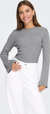 Only Rundhalspullover »ONLNATASCHA LS BLING O-NECK CC KNT«