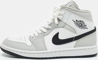 Air Jordan s Multicolor Leather Air Jordan 1 Mid Top Sneakers