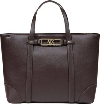 A|X Armani Exchange Borsa Shopper - - Bags - Donna - Marrone - ONE SIZE