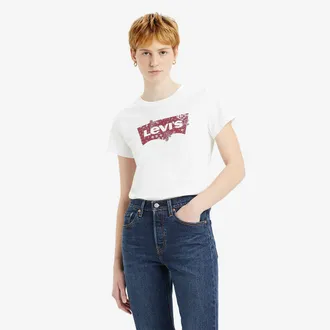 Levi's T-shirt met korte mouwen en logo