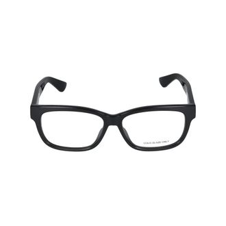 Gucci Glasses, female, Black, Size: 55 MM Black Transparent Eyeglasses Gg1341O 001