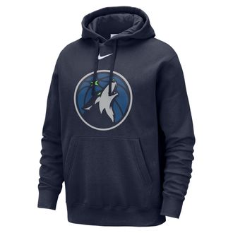 Nike Minnesota Timberwolves Club Nike Mens NBA Pullover Hoodie in Blue | HM9888-419