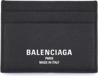 Balenciaga Leren Kaarthouder - Heren - Portefeuilles - Zwart - ONE Size - Leer - Accessoires