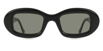 Retro Superfuture TUTTO BLACK 9ZJ Mens Sunglasses Black Size 50