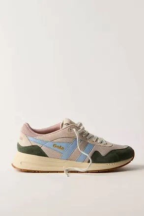 Gola Womens Delta Sneaker In Off White/dark Khaki/air