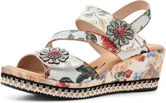 L'Artiste by Spring Step Blissful Womens Wedge Shoes Ice : EU 42 (US Womens 10.5-11) M, Leather/Rubber