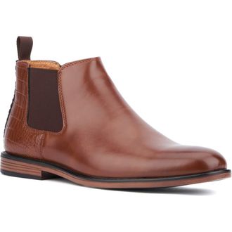 New York & Company Enzo Chelsea Boot in Cognac at Nordstrom Rack, Size 8.5