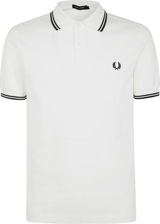 Fred Perry Stijlvolle Twin Tipped Shirt - Heren - Polos - Wit - XL - Tops
