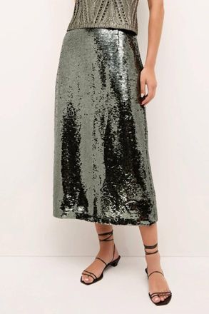 Marie Oliver Wray Skirt In Green