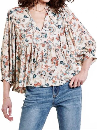 Dear John Denim Malia Top In Natural Bloom