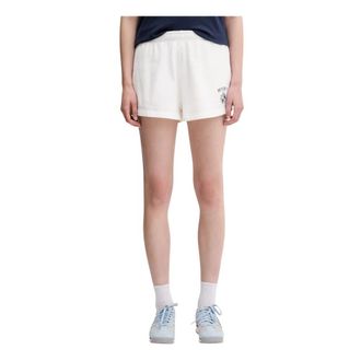 Sporty & Rich BH Crest Soft Disco Shorts - Dames - Bermuda - Wit - L - Katoen - Korte Broeken