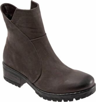 Bueno Womens Forge Ankle Boots In Brown Nubuck