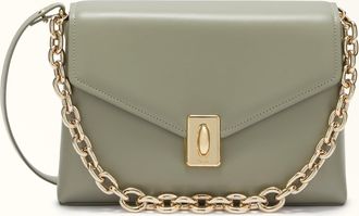Furla Meridiana Borsa A Tracolla M Agave B Verde Pelle Di Vitello Bologna Donna
