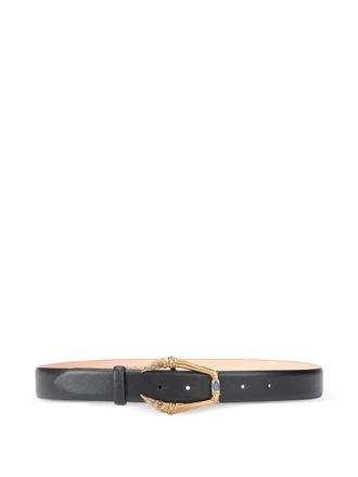 Roberto Cavalli embellished-buckle belt - Black