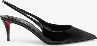 Christian Louboutin D&eacute;collet&eacute; Slingback Miss Z in vernice - CHRISTIAN LOUBOUTIN - gender_Woman