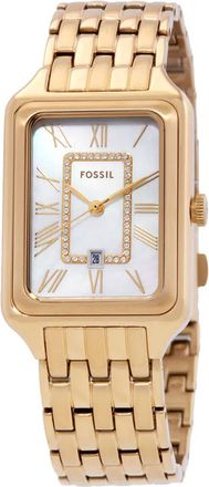 Fossil Raquel Quartz White Mother of Pearl Dial Ladies Watch ES5304