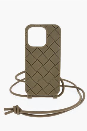 Bottega Veneta Silicone 14 Pro Iphone Case with Neck Strap size Unica