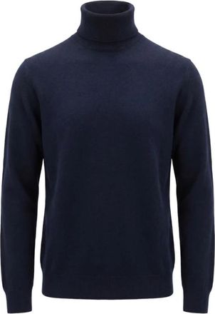 Drumohr Trui met rolkraag en lange mouwen - Heren - Coltruien - Blauw - L - Truien & Vesten