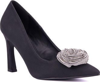 New York & Company Ilyana Pointed Toe Pump in Black at Nordstrom Rack, Size 7