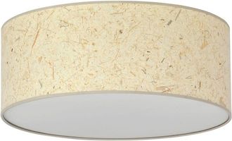 Wonderlamp Plafón de techo estilo rústico de metal en acabado corcho ø50