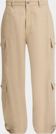 Casablanca Men & apos;s Canvas Relaxed-Fit Cargo Pants