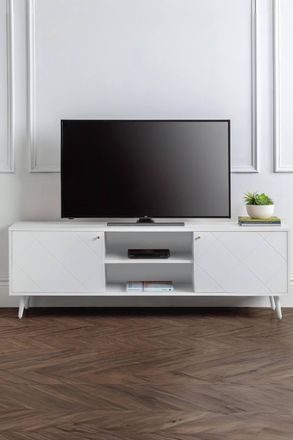 Julian Bowen Moritz TV Unit in White