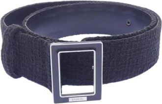Chanel Pre-owned Vintage Belt - Dames - Vintage Accessoires - Zwart - ONE Size - Vintage