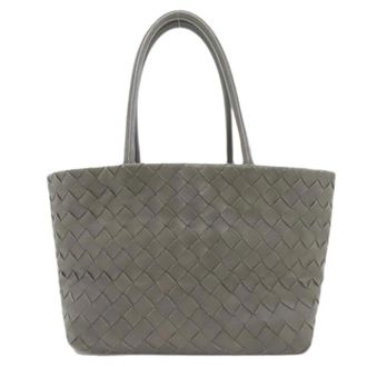 Bottega Veneta Pre-owned Tote Bags, female, Gray, Size: ONE SIZE Pre-owned Vintage Tote Bag