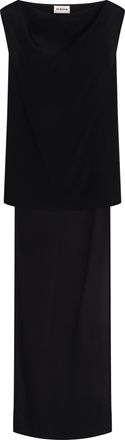 P.A.R.O.S.H. Womens Silk Blouse - Black - Size Medium
