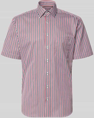 Eterna Regular Fit Business-Hemd aus Baumwolle mit Kentkragen in Rot, Gr&ouml;&szlig;e 39