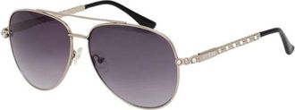 Guess Aviator Zonnebril - Dames - Zonnebrillen - Geel - 59 MM - Accessoires