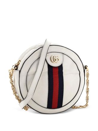 Gucci Ophidia Round Shoulder Bag Leather Mini crossbody bag - Toni neutri